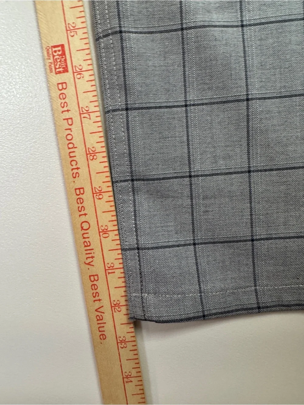 NWT Bertini AKTIV Performance Pants Men’s Size 34 Gray Plaid Stretch Golf Travel